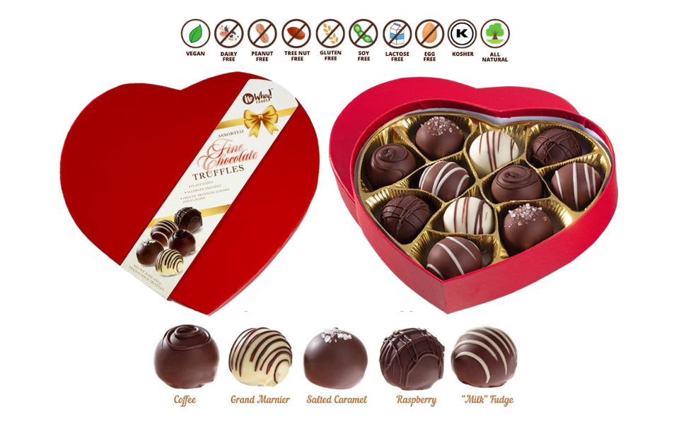 No Whey! Vegan Chocolate Valentine Heart Box