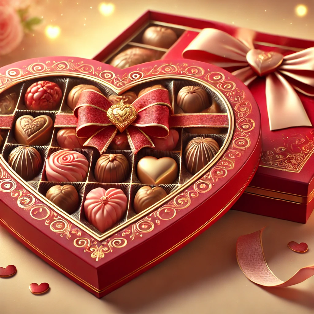 Box of Valentines Vegan Chocolates